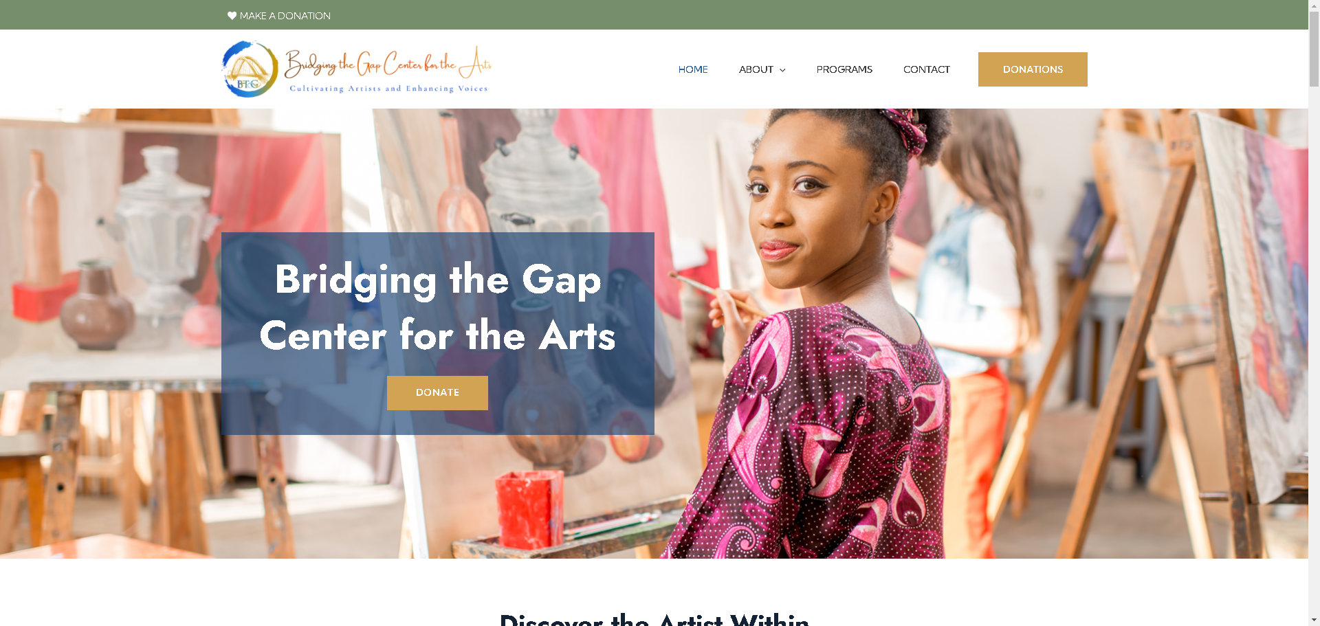 Bridging the Gap website